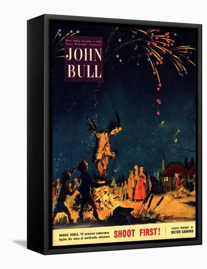 Front Cover of 'John Bull', November 1954-null-Framed Stretched Canvas