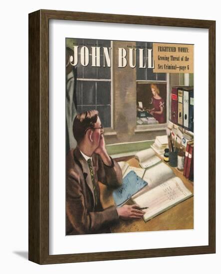 Front Cover of 'John Bull', October 1947-null-Framed Giclee Print