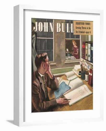 Front Cover of 'John Bull', October 1947-null-Framed Giclee Print