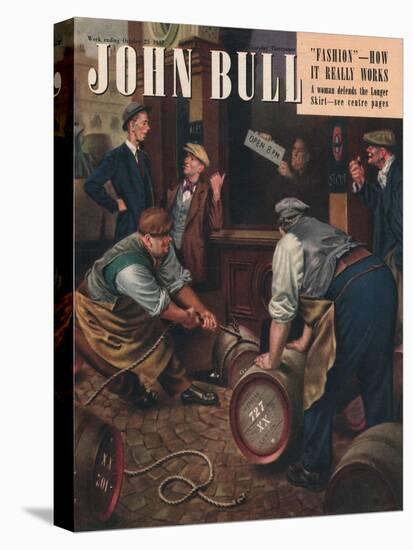 Front Cover of 'John Bull', October 1947-null-Stretched Canvas