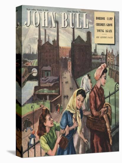 Front Cover of 'John Bull', October 1948-null-Stretched Canvas