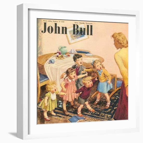 Front Cover of 'John Bull', October 1949-null-Framed Giclee Print