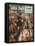 Front Cover of 'John Bull', October 1949-null-Framed Stretched Canvas
