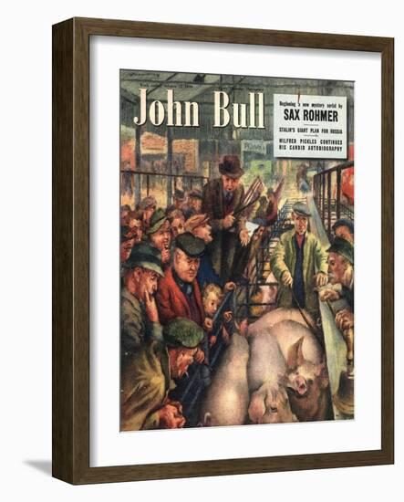 Front Cover of 'John Bull', October 1949-null-Framed Giclee Print