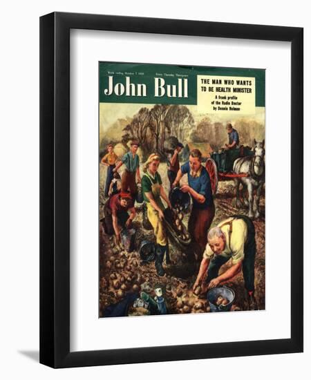 Front Cover of 'John Bull', October 1950-null-Framed Giclee Print