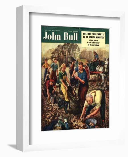 Front Cover of 'John Bull', October 1950-null-Framed Giclee Print