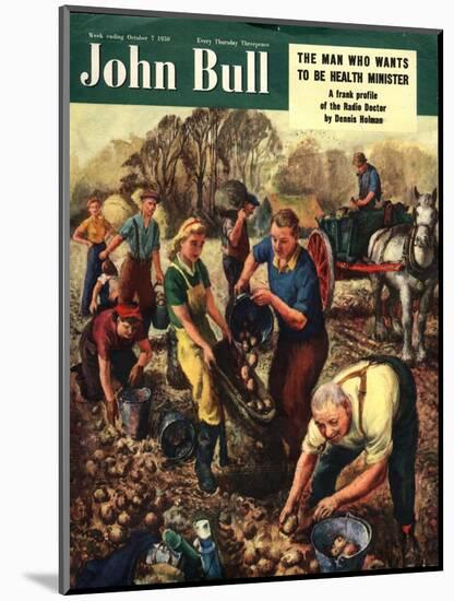 Front Cover of 'John Bull', October 1950-null-Mounted Giclee Print