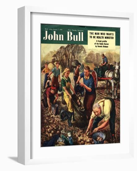 Front Cover of 'John Bull', October 1950-null-Framed Giclee Print