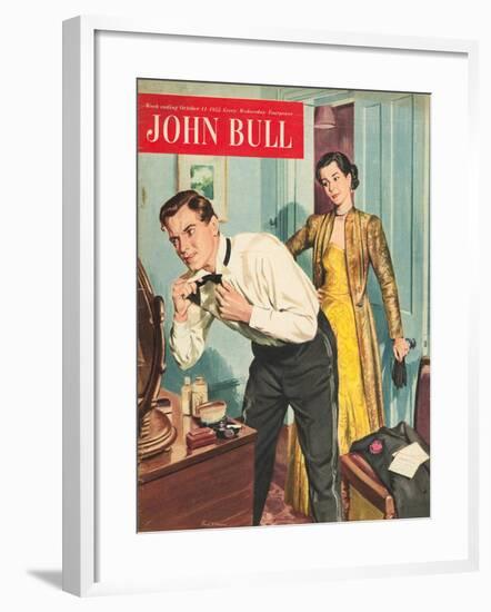 Front Cover of 'John Bull', October 1953-null-Framed Giclee Print