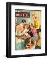Front Cover of 'John Bull', October 1954-null-Framed Giclee Print