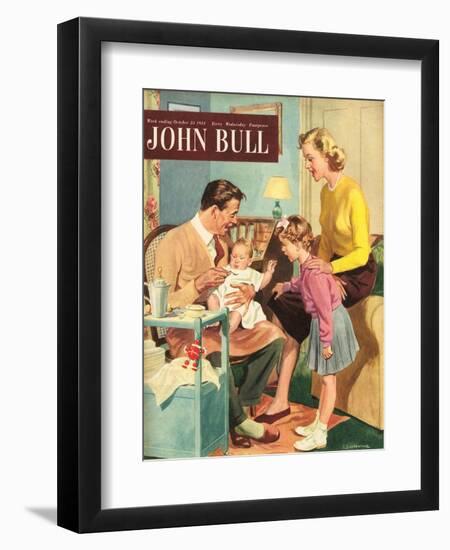 Front Cover of 'John Bull', October 1954-null-Framed Giclee Print