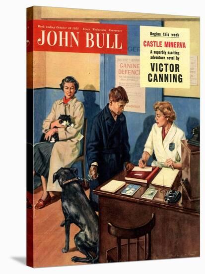 Front Cover of 'John Bull', October 1954-null-Stretched Canvas