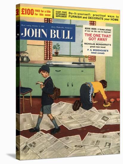 Front Cover of 'John Bull', October 1956-null-Stretched Canvas