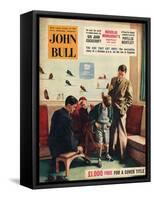 Front Cover of 'John Bull', October 1956-null-Framed Stretched Canvas