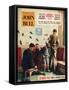 Front Cover of 'John Bull', October 1956-null-Framed Stretched Canvas