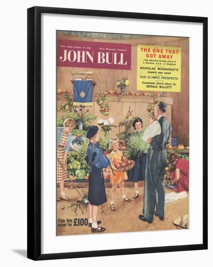 Front Cover of 'John Bull', October 1957-null-Framed Giclee Print