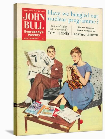 Front Cover of 'John Bull', October 1959-null-Stretched Canvas