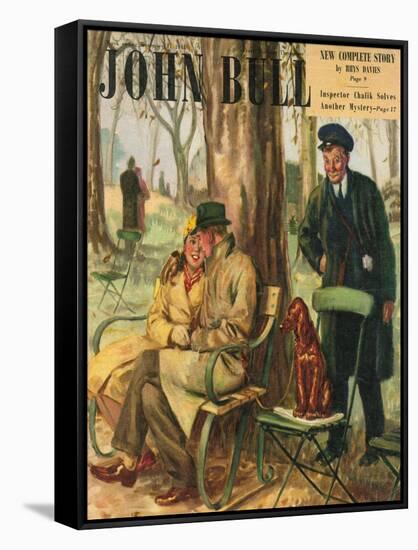 Front Cover of 'John Bull', September 1948-null-Framed Stretched Canvas