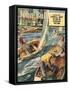 Front Cover of 'John Bull', September 1949-null-Framed Stretched Canvas