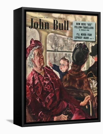 Front Cover of 'John Bull', September 1949-null-Framed Stretched Canvas