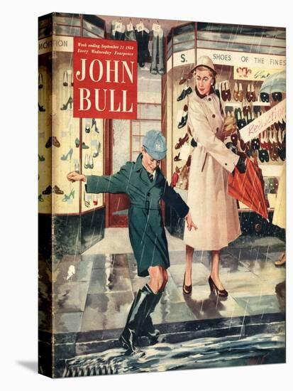 Front Cover of 'John Bull', September 1954-null-Stretched Canvas