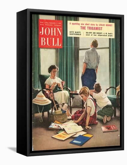 Front Cover of 'John Bull', September 1955-null-Framed Stretched Canvas