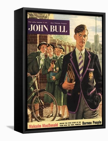 Front Cover of 'John Bull', September 1956-null-Framed Stretched Canvas