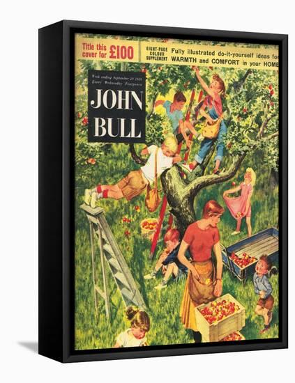 Front Cover of 'John Bull', September 1956-null-Framed Stretched Canvas