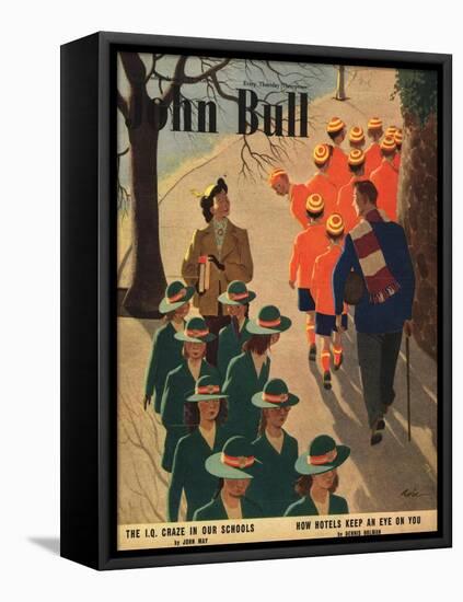 Front Cover of 'John Bull', September 1956-null-Framed Stretched Canvas