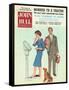 Front Cover of 'John Bull', September 1958-null-Framed Stretched Canvas