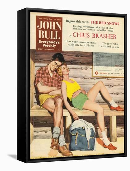 Front Cover of 'John Bull', September 1959-null-Framed Stretched Canvas