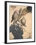 Front Cover of Jugend Magazine Showing a Girl Vaulting over a Bald Man's Head, 1900s-null-Framed Giclee Print