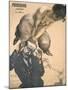 Front Cover of Jugend Magazine Showing a Girl Vaulting over a Bald Man's Head, 1900s-null-Mounted Giclee Print