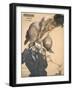 Front Cover of Jugend Magazine Showing a Girl Vaulting over a Bald Man's Head, 1900s-null-Framed Giclee Print