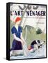 Front Cover of 'L'Art Menager' Magazine, September 1928-null-Framed Stretched Canvas