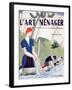 Front Cover of 'L'Art Menager' Magazine, September 1928-null-Framed Giclee Print