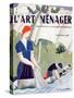 Front Cover of 'L'Art Menager' Magazine, September 1928-null-Stretched Canvas