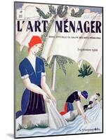 Front Cover of 'L'Art Menager' Magazine, September 1928-null-Mounted Giclee Print