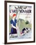 Front Cover of 'L'Art Menager' Magazine, September 1928-null-Framed Giclee Print