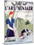 Front Cover of 'L'Art Menager' Magazine, September 1928-null-Mounted Giclee Print