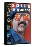 Front Cover of Le Monde, Febuary 1991-null-Framed Stretched Canvas