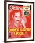 Front Cover of Le Nouvel Observateur, Febuary 1991-null-Framed Giclee Print