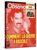 Front Cover of Le Nouvel Observateur, Febuary 1991-null-Stretched Canvas