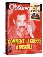 Front Cover of Le Nouvel Observateur, Febuary 1991-null-Stretched Canvas