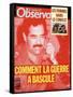 Front Cover of Le Nouvel Observateur, Febuary 1991-null-Framed Stretched Canvas