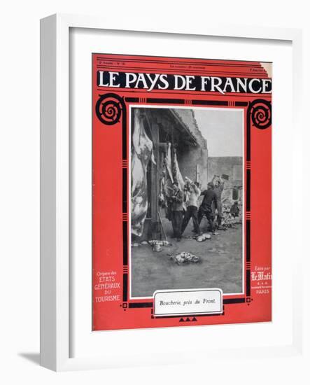 Front Cover of Le Pays De France, 7th January 1915-null-Framed Giclee Print