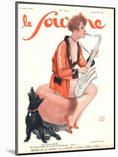 Front Cover of 'Le Sourire', 1929-Georges Leonnec-Mounted Giclee Print