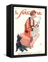 Front Cover of 'Le Sourire', 1929-Georges Leonnec-Framed Stretched Canvas