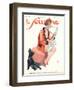 Front Cover of 'Le Sourire', 1929-Georges Leonnec-Framed Premium Giclee Print
