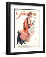 Front Cover of 'Le Sourire', 1929-Georges Leonnec-Framed Premium Giclee Print